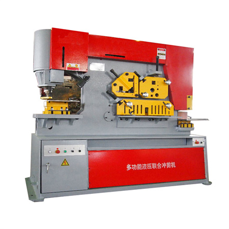 නිෂ්පාදනය CNC Ironworker Machine Punching and Shearing for Sale China Hydraulic Pressing Metal Products Machine