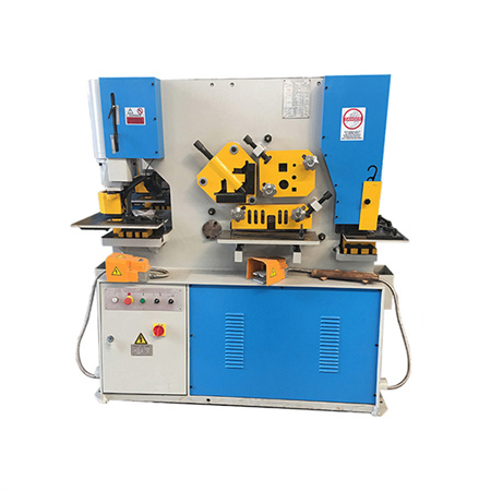 Q35Y 55ton Ironworker Hydraulic shearing bending drilling and punching machine විකිණීමට ඇත
