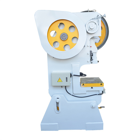 Power Punch Machine 2.6x6 Decoiler සහ Straightener යන්ත්‍ර ස්වයංක්‍රීය ශරීර විශාල ගොඩනැගිලි Decoiler Straightener සහ Power Mechanical Punch Snap Button Metal Coil Press Machine