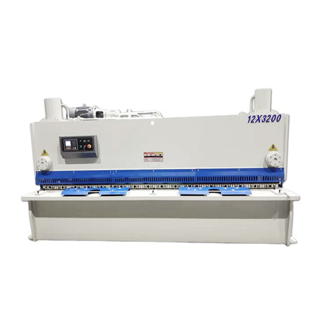 Ms7-20*3200 Plate Shearing Machine High Accuracy 20mm ඝනකම3200mm Hydraulic Swing Beam Shear සමඟ E21s Nc